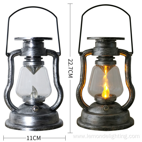 Landscape Garden Light Flame Candle Camping Lamp Lantern